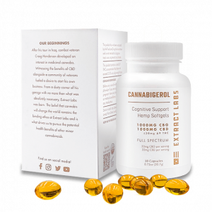 CÁPSULAS BLANDAS CBG:CBD 1000 mg